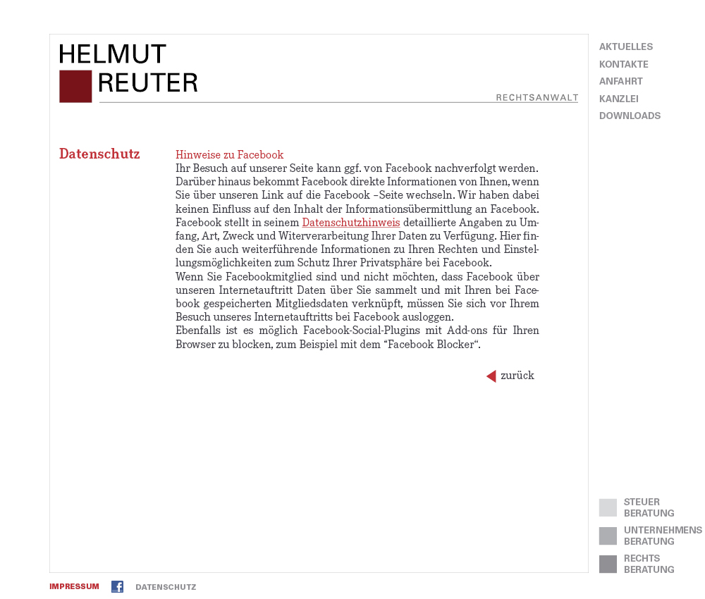 Datenschutz Facebook